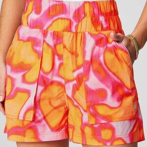 Ultra High-Waisted Piped Nylon Short